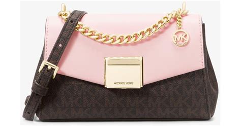 michael kors two tone pink bag